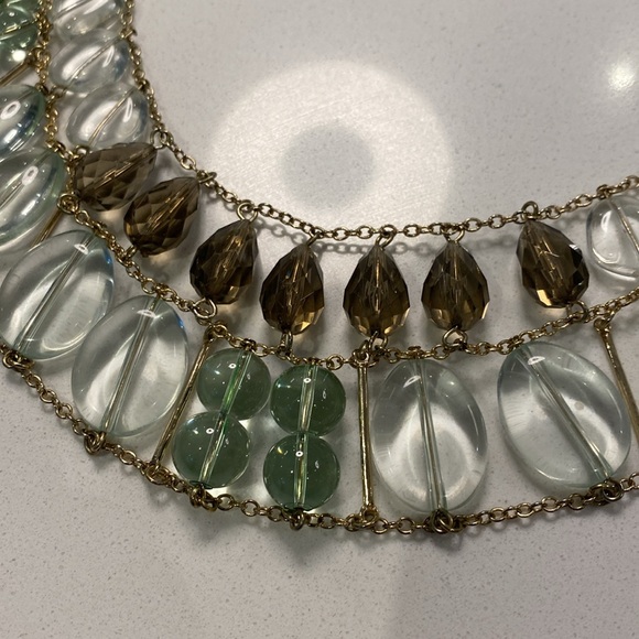 Banana Republic sea glass statement necklace - Picture 3 of 3
